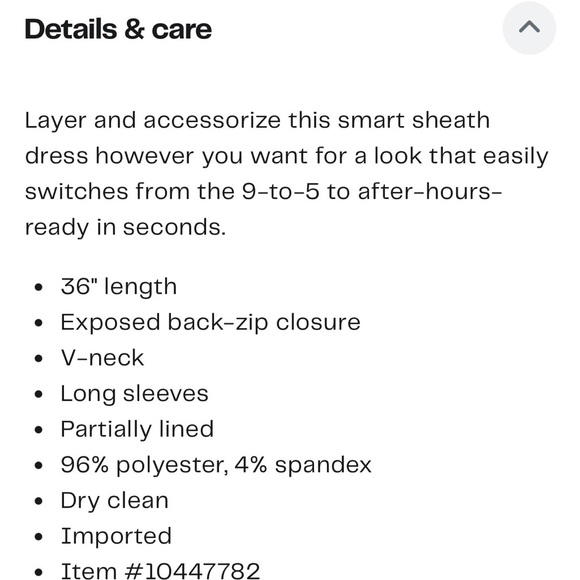 DKNY Women's Long Sleeve Dress in Deep Purple - Picture 3 of 5